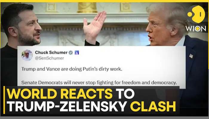 Democrats slam US President Donald Trump and VC JD Vance