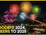 World welcomes New year 2025 with stunning fireworks & drone light shows