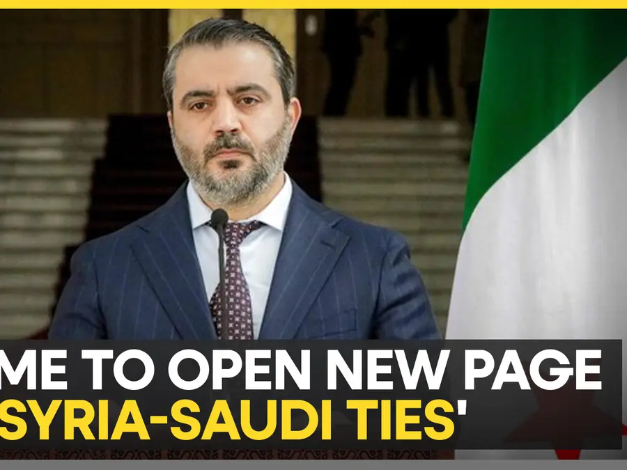 Syria FM Assad al-Shabani In Saudi Arabia On Maiden Trip As New Rulers Reset Regional Ties