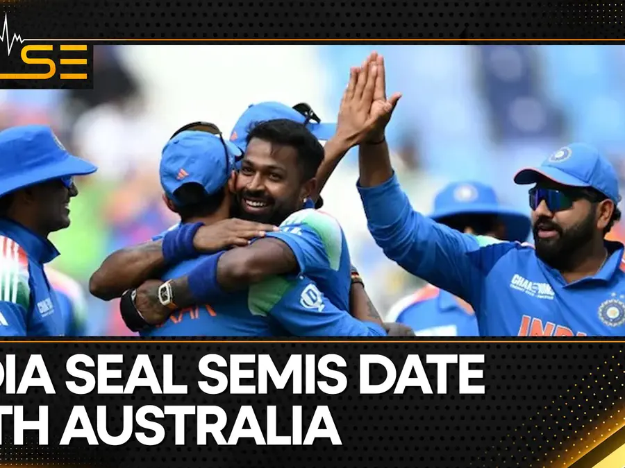 India defeat New Zealand by 44 runs, set up semis clash with Australia