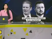 UK PM keir starmer voices support for Volodymyr Zelensky