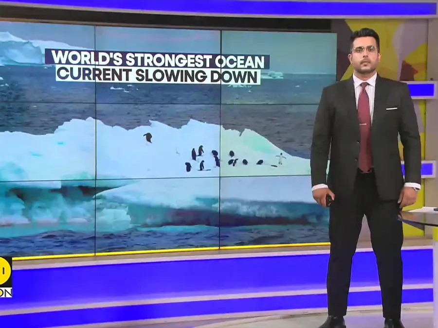 World's strongest ocean current is slowing down as ice sheets pump water