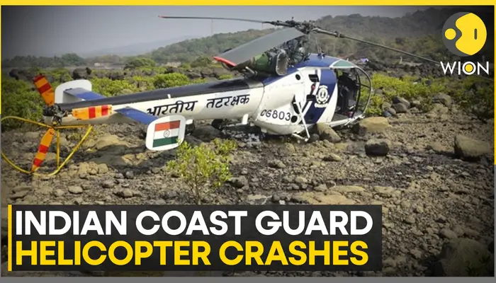 Indian coast guard helicopter crashes in Gujarat, three dead during training exercise