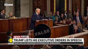Trump's joint Congress address: 'Our country will be woke no longer,' Trump tells us congress