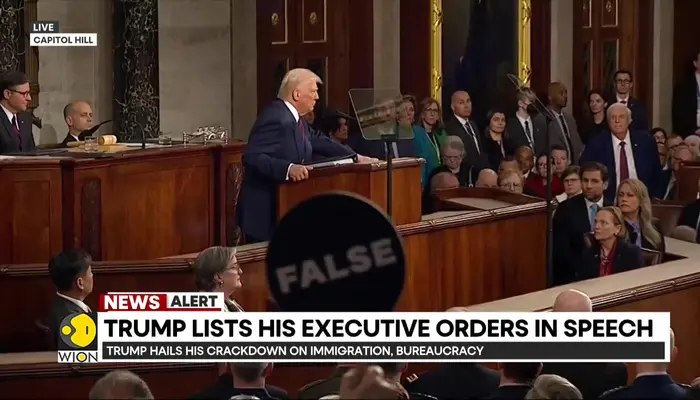 Trump's joint Congress address: 'Our country will be woke no longer,' Trump tells us congress