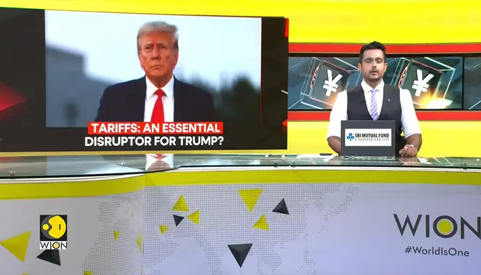 Trump defends tariffs amid economic contraction