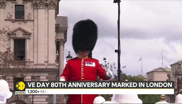 VE Day 80: Thousands gather for historic military procession in London