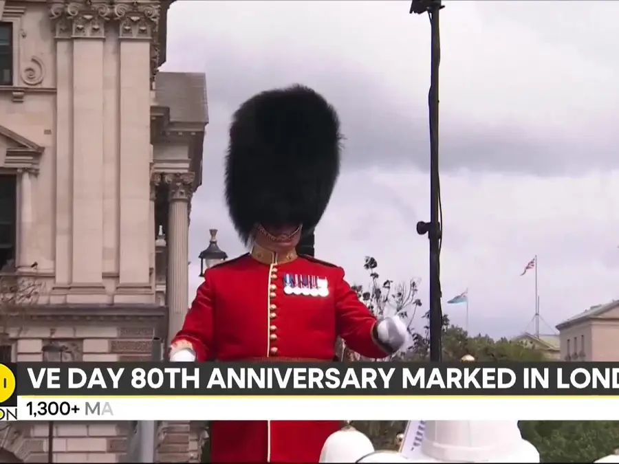 VE Day 80: Thousands gather for historic military procession in London