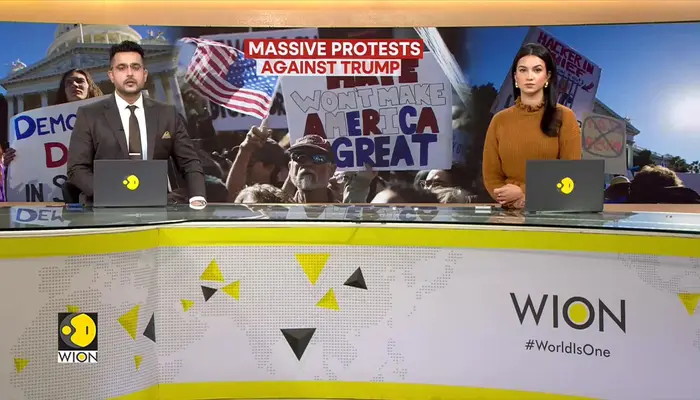 Protesters across US rally against Trump’s policies, Project 2025, and Elon Musk