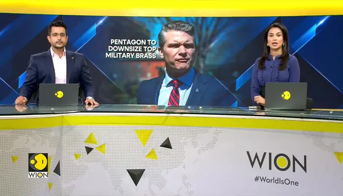 US: Hegseth orders 20% cut in top military brass