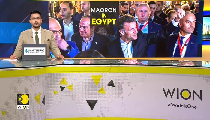 France’s Macron meets Egypt leader for Gaza talks