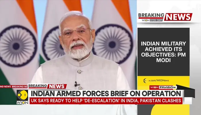 India strikes Pak: PM Modi praises Indian military, holds key cabinet meeting on operation Sindoor