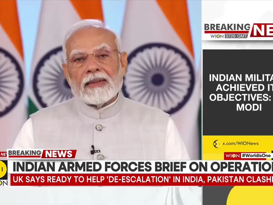 India strikes Pak: PM Modi praises Indian military, holds key cabinet meeting on operation Sindoor