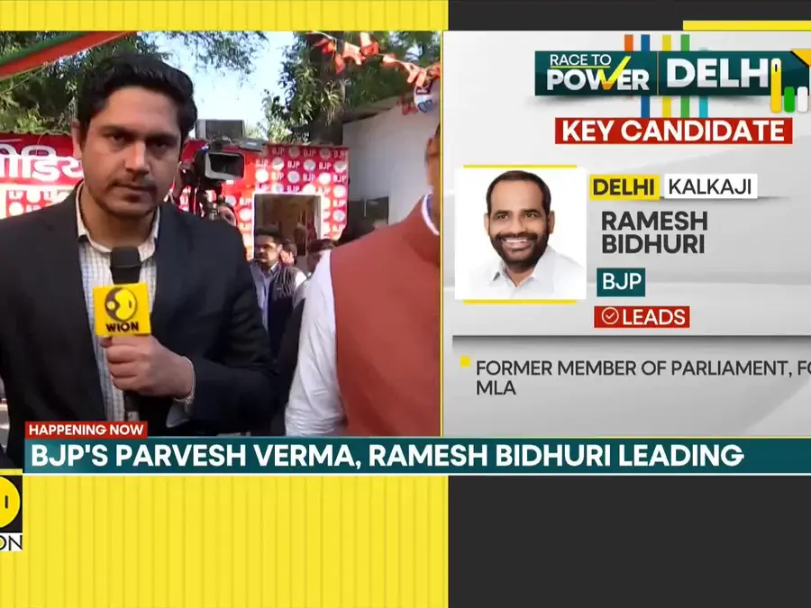 Delhi assembly polls: BJP gain early leads as counting continues