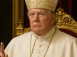 'Melania thought it was cute': Trump says he had 'nothing to do' with AI image showing himself as Pope