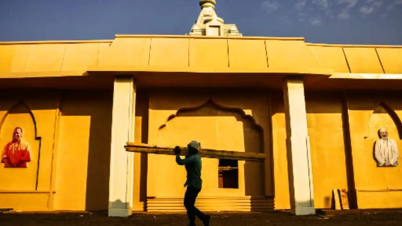 ‘Aastha Ke Sthambh’: 84 red sandstone pillars to greet devotees at Maha Kumbh