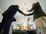 Trump welcomes Modi with a bear hug and a warning: 'Whatever tariffs India charges, we charge them'