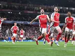 Champions League QF: Declan Rice conjures free-kick magic as Arsenal stun title-holders Real Madrid