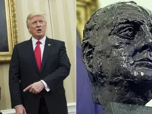 Donald Trump reinstates Winston Churchill bust, gives Oval Office a makeover