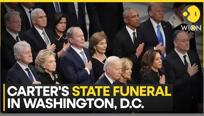 Jimmy Carter honoured with solemn state funeral in Washington