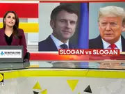 Macron takes a swipe at Trump, 'Plug, Baby, Plug'