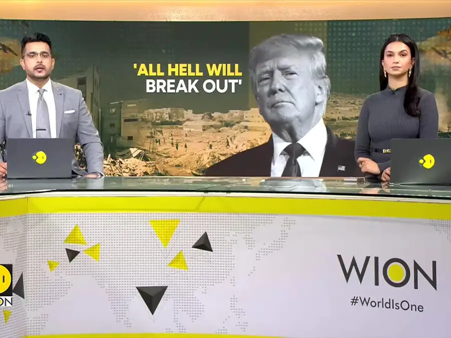 Trump warns 'all hell' will break loose if Gaza hostages not returned
