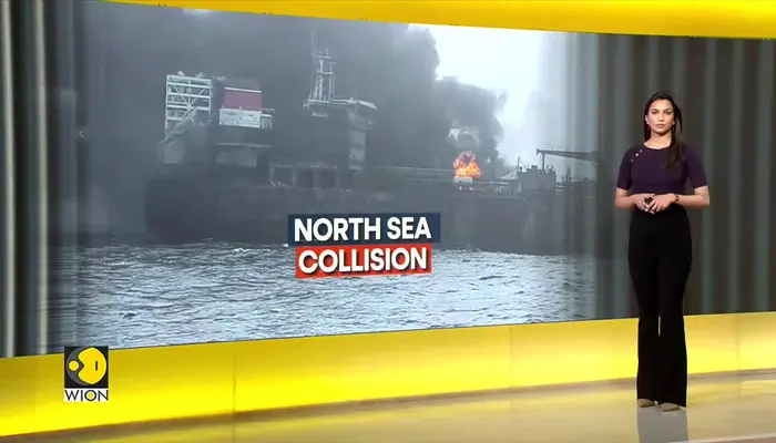North Sea Collision: Jet fuel spills into sea after tanker & cargo ship collision