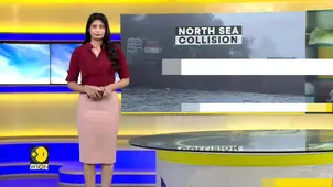 North Sea Collision: Oil tanker & cargo vessel collide in North Sea