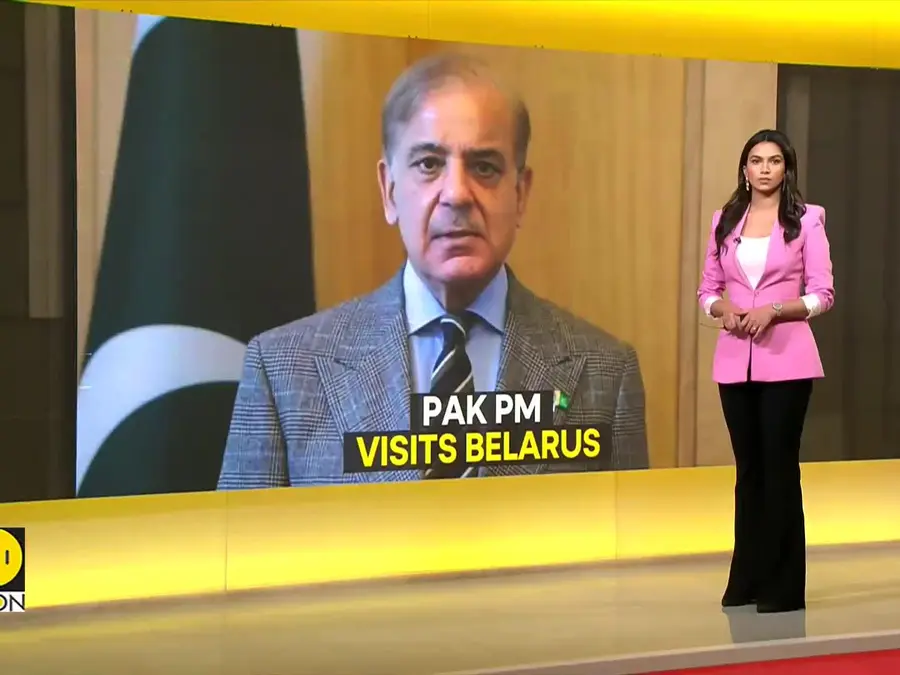 Belarus PM Alexander Turchin welcomes Pak PM Shehbaz on arrival