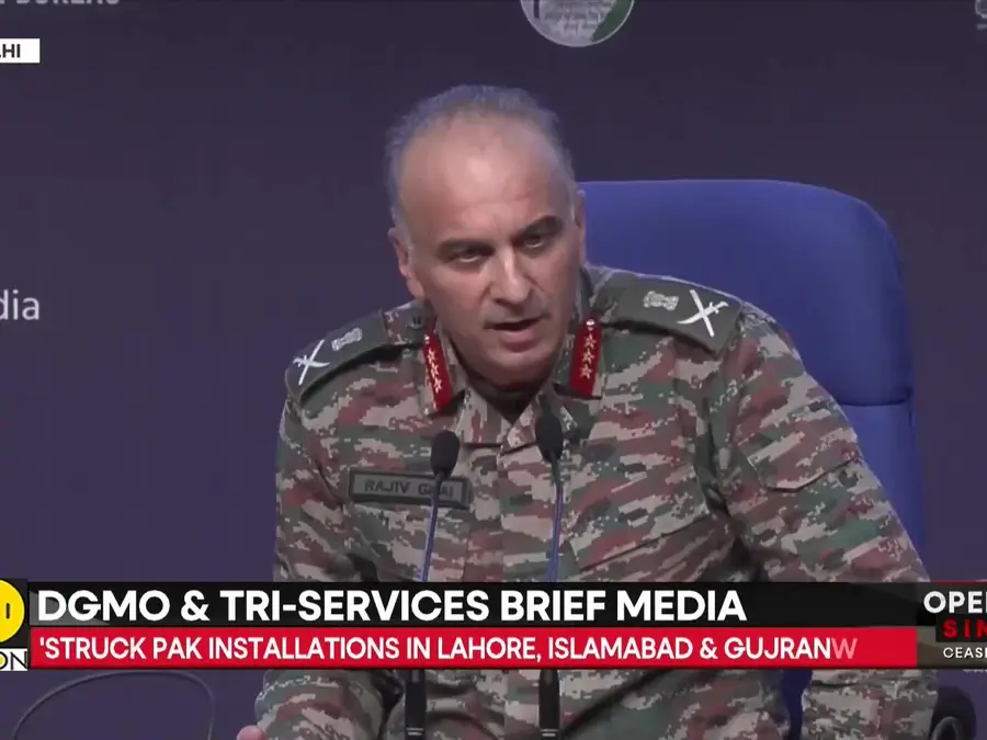 'Have warned Pakistan on future violations': DGMO & tri-services brief media on Op Sindoor