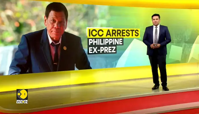 Phillipines: Ex President Duterte Charged With 'Mass Killings', Arrested By ICC
