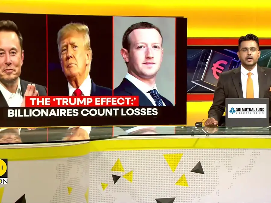 5 billionaires at Trump's inauguration see $209 billion in losses