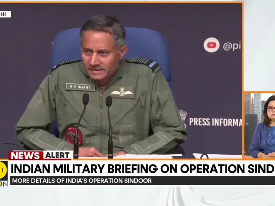 India-Pakistan Ceasefire: "Our fight is against terrorists" India DGMO in press briefing