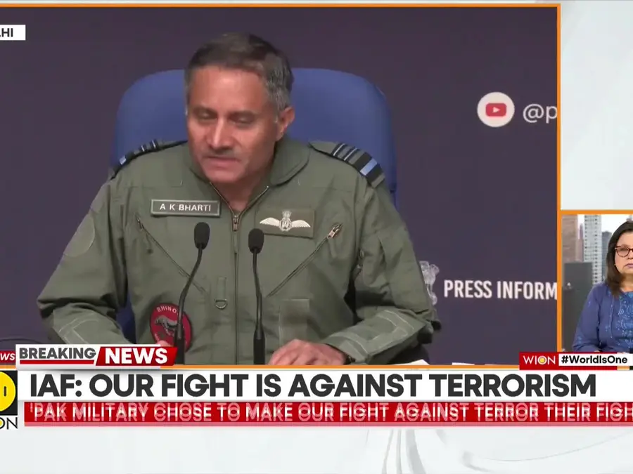 Breaking: DGMO & officials from Indian Army, Navy & Air Force brief media