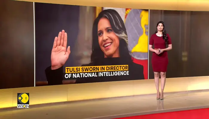 Tulsi Gabbard sworn in as US intelligence chief today