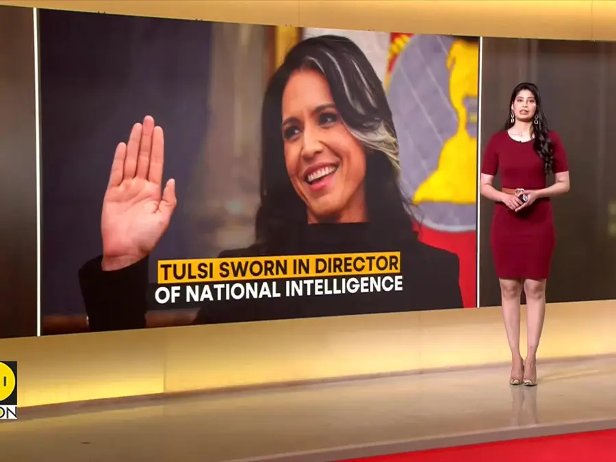 Tulsi Gabbard sworn in as US intelligence chief today