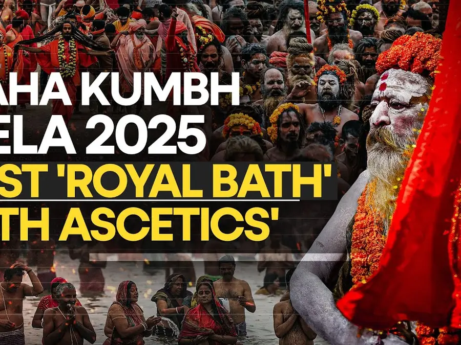 MAHA KUMBH MELA 2025: Dreadlocked Indian Ascetics Take Holy Dip In Sangam