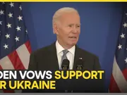 Joe Biden hails international support for Ukraine