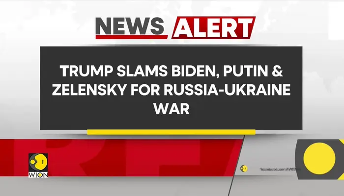 Breaking | US President Trump blames Putin, Biden & Zelensky for ongoing war