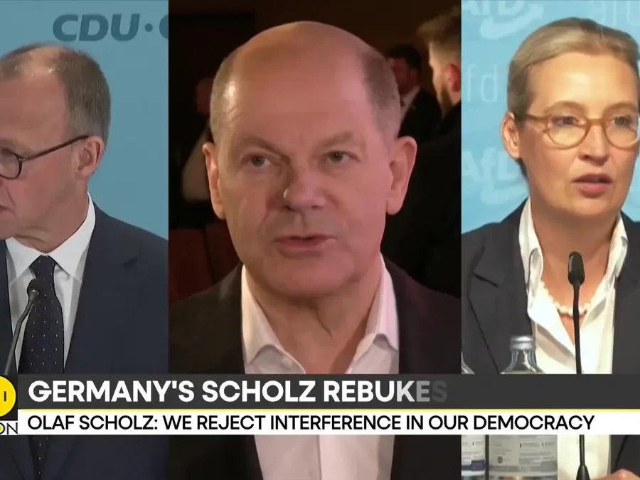 Scholz slams Vance’s support for far right as ‘interference’ by ‘outsiders’