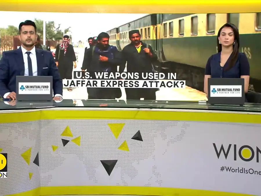 US weapons allegedly used in Pakistan’s Jaffar Express attack