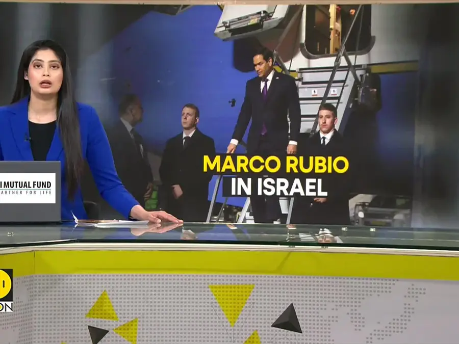 US Secretary of State Marco Rubio arrives in Israel on first middle east tour