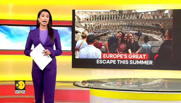 Europeans skip the heat waves, head out North
