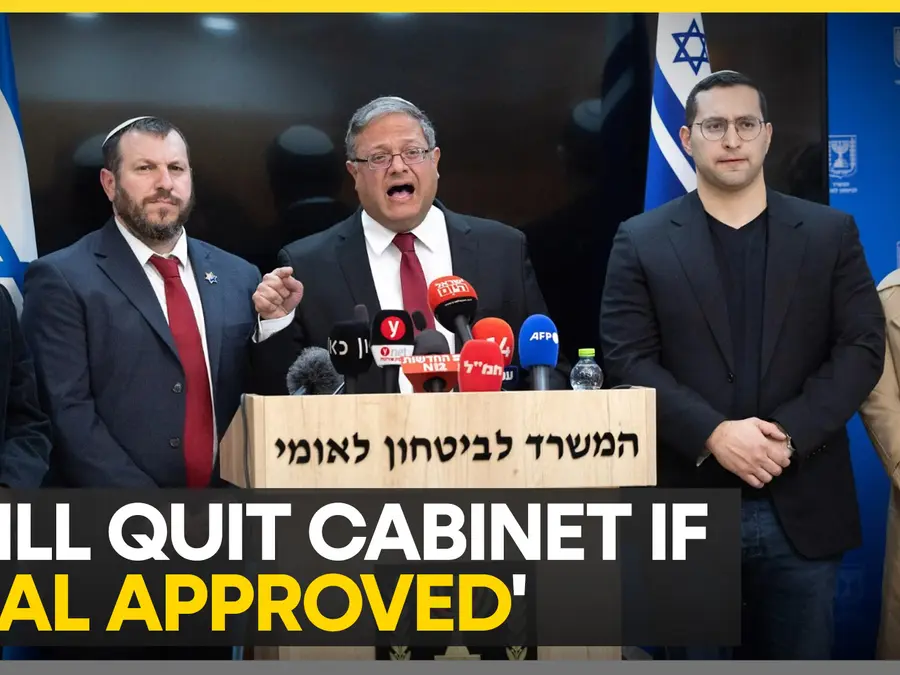 Israel-Hamas War: Ben Gvir says his party will quit if cabinet implements Gaza ceasefire deal