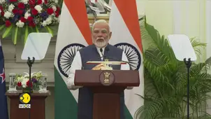 PM Luxon of New Zealand meets Indian PM Narendra Modi