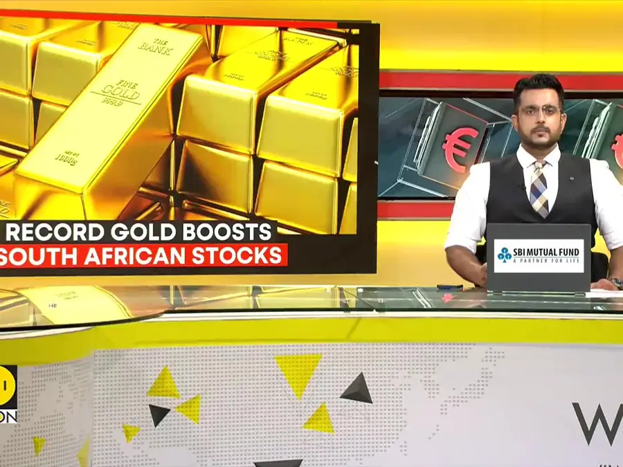Gold's rally powers South African stocks to record