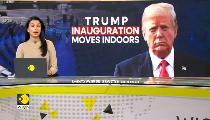 US President-elect Donald Trump moves inauguration indoors