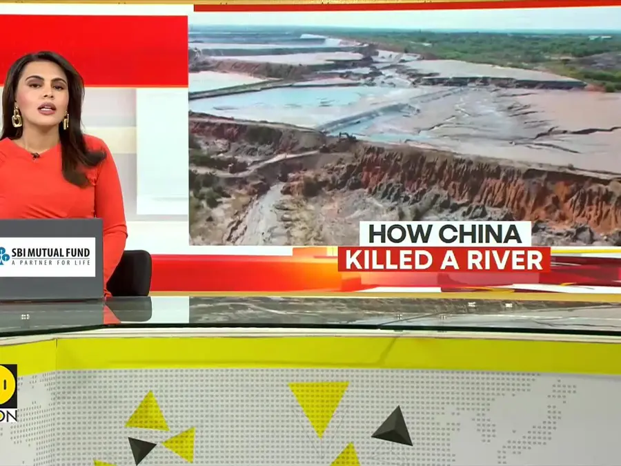 Acidic waste spill at a Chinese-owned mine spills into river
