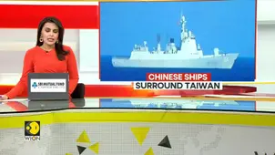 Taiwan releases rare footage of Chinese military drones and ships