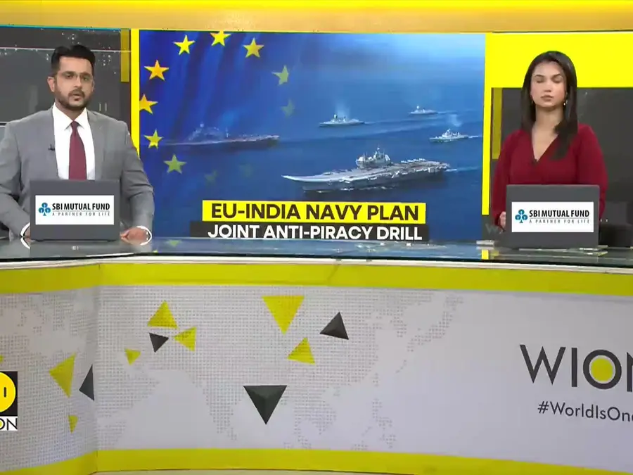 EU and India launch joint anti-piracy drill in Indian Ocean